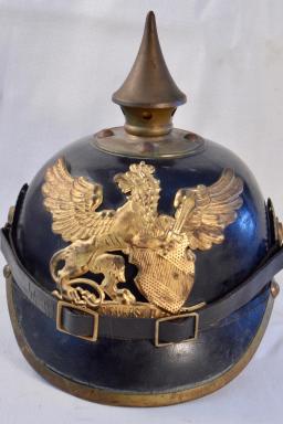 Baden Infantry Enlisted Pickelhaube - Excellent