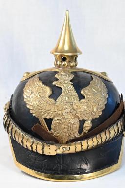 Prussian 14th Dragoon Enlisted Pickelhaube Named