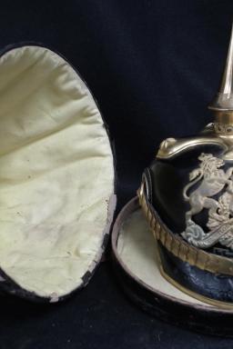 Württemberg Infantry Officer Pickelhaube with Case