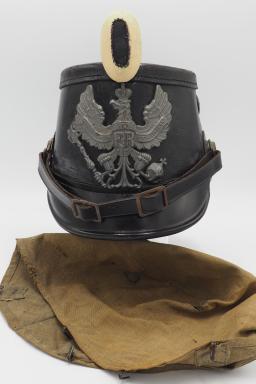 Prussian Jäger Shako model 1915 with Rare Field cover