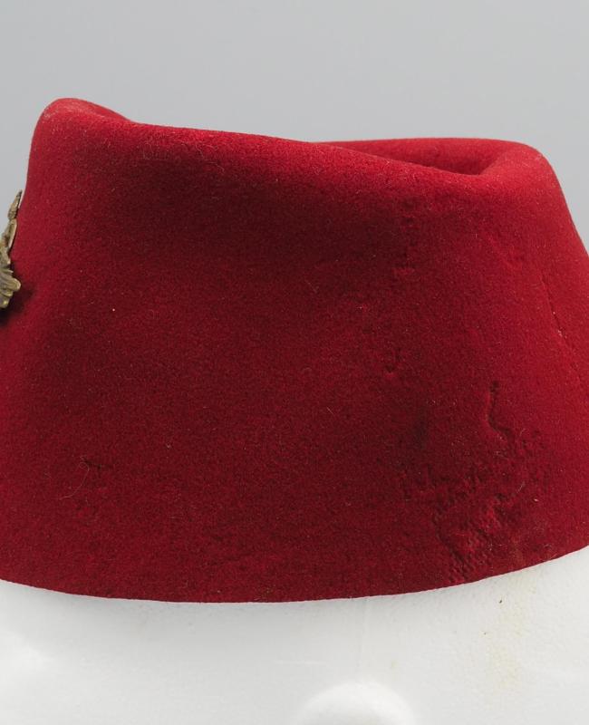 Imperial German African Colonial Fez for native troops in Cameroon