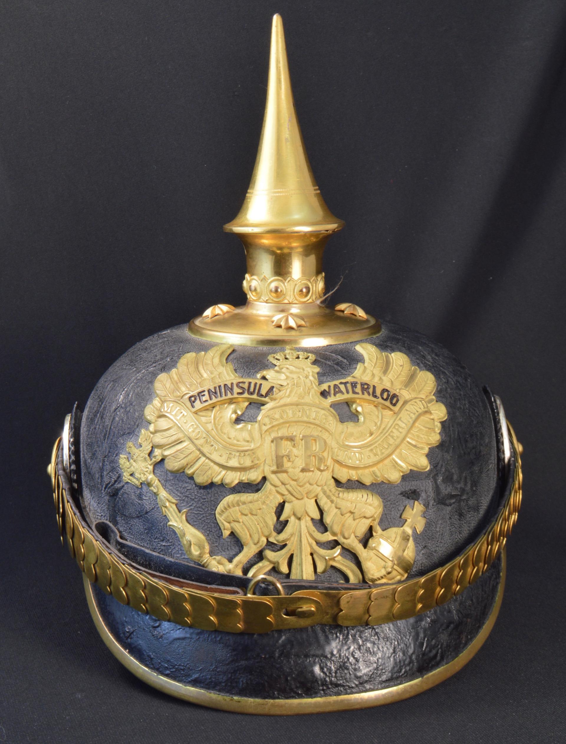 Prussian / Hanoverian 73rd Fusilier Regiment Officers Pickelhaube