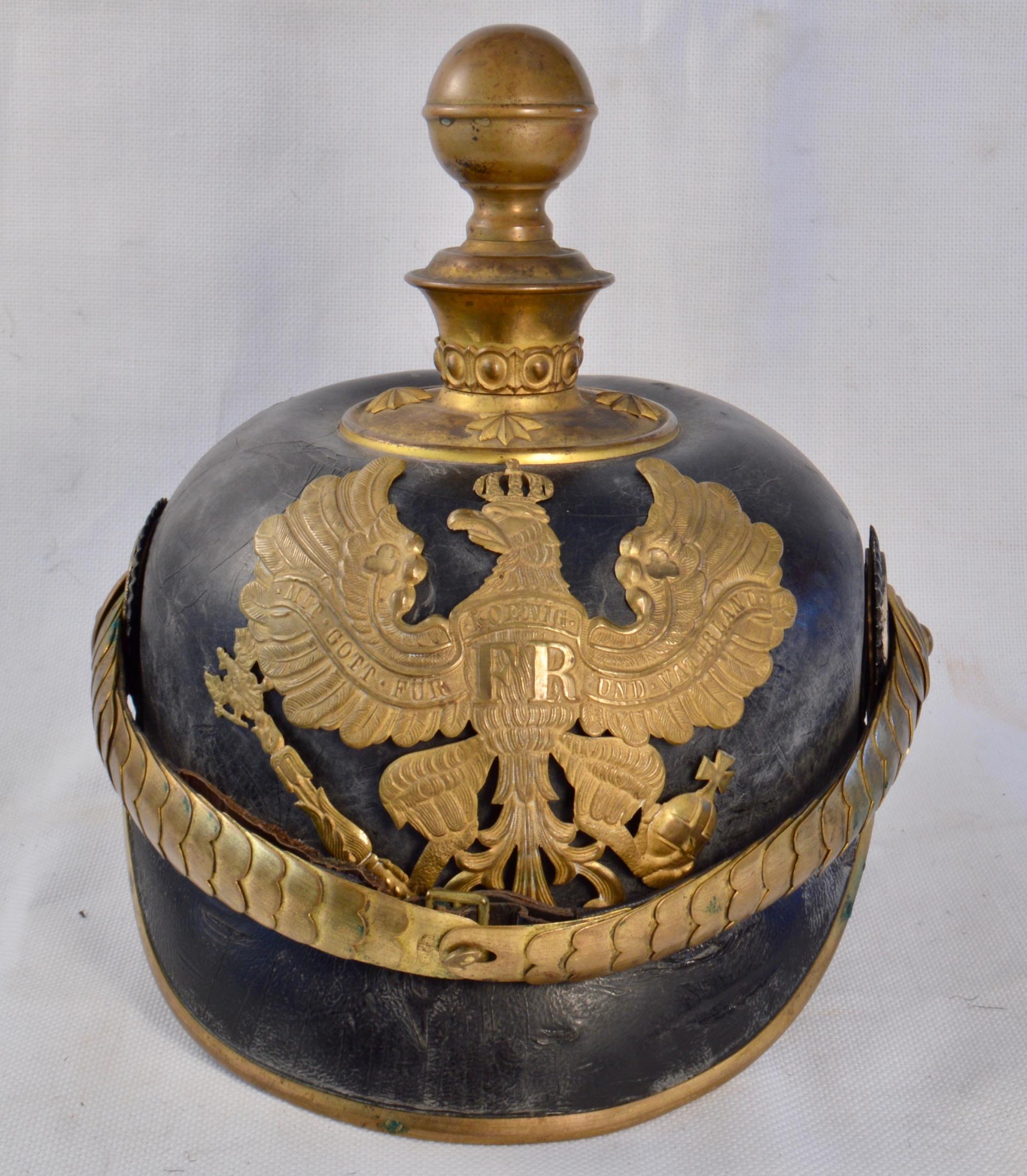 Prussian Field Artillery Officers Pickelhaube
