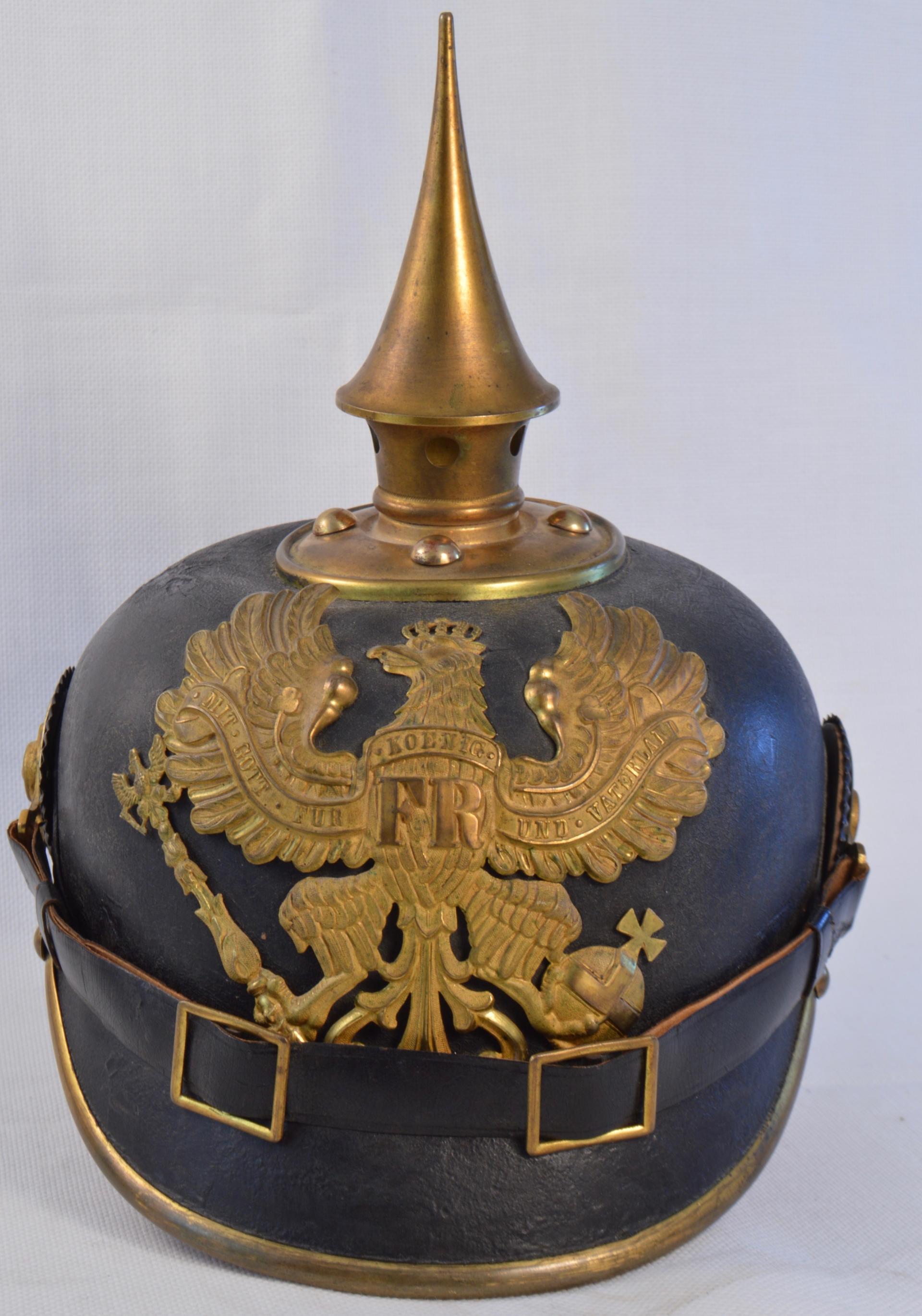Prussian "Eigenthums" Infantry Pickelhaube - near Mint