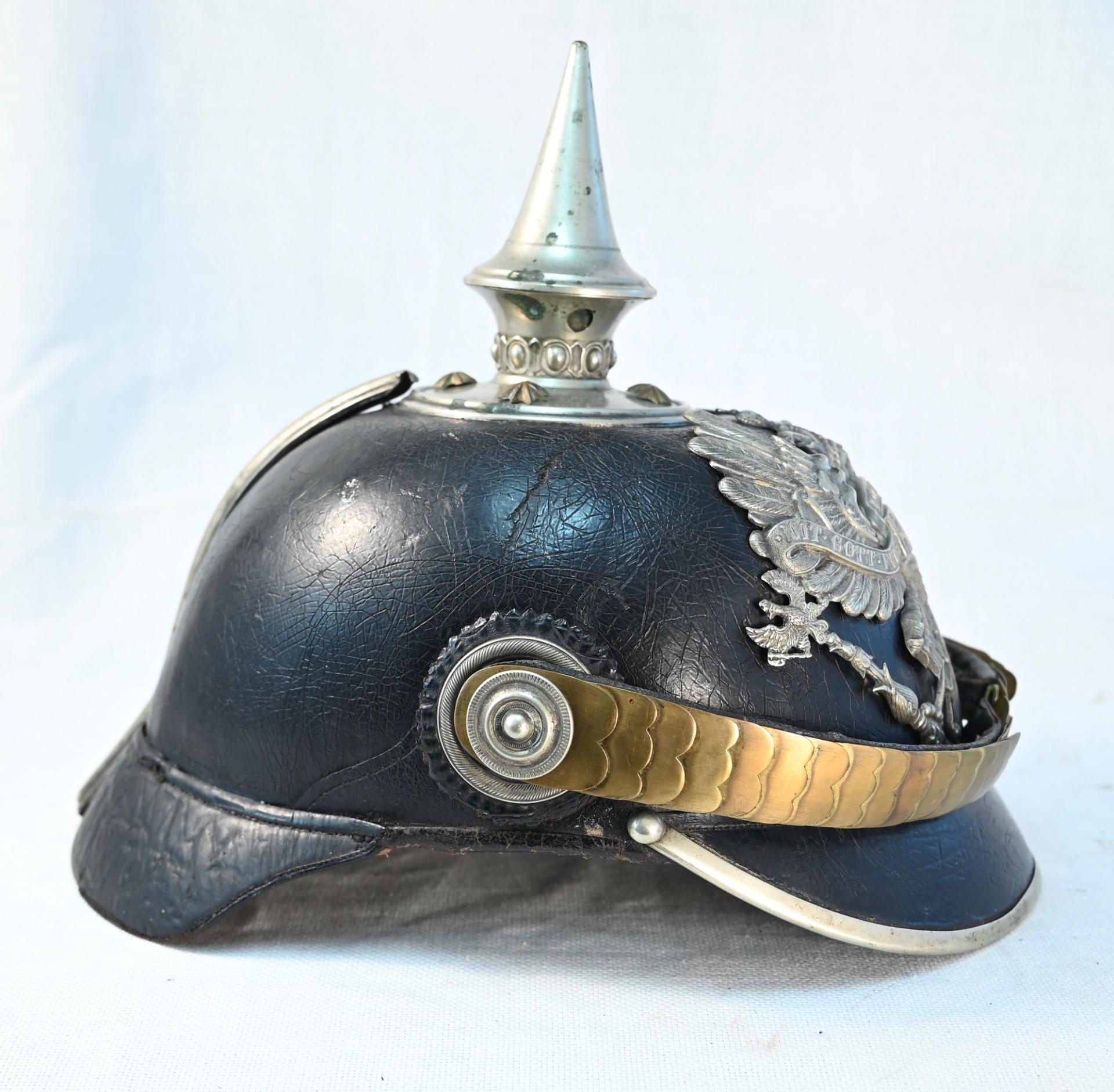 Prussian Pioneer Officers Pickelhaube Headgear Age of Kings Militaria