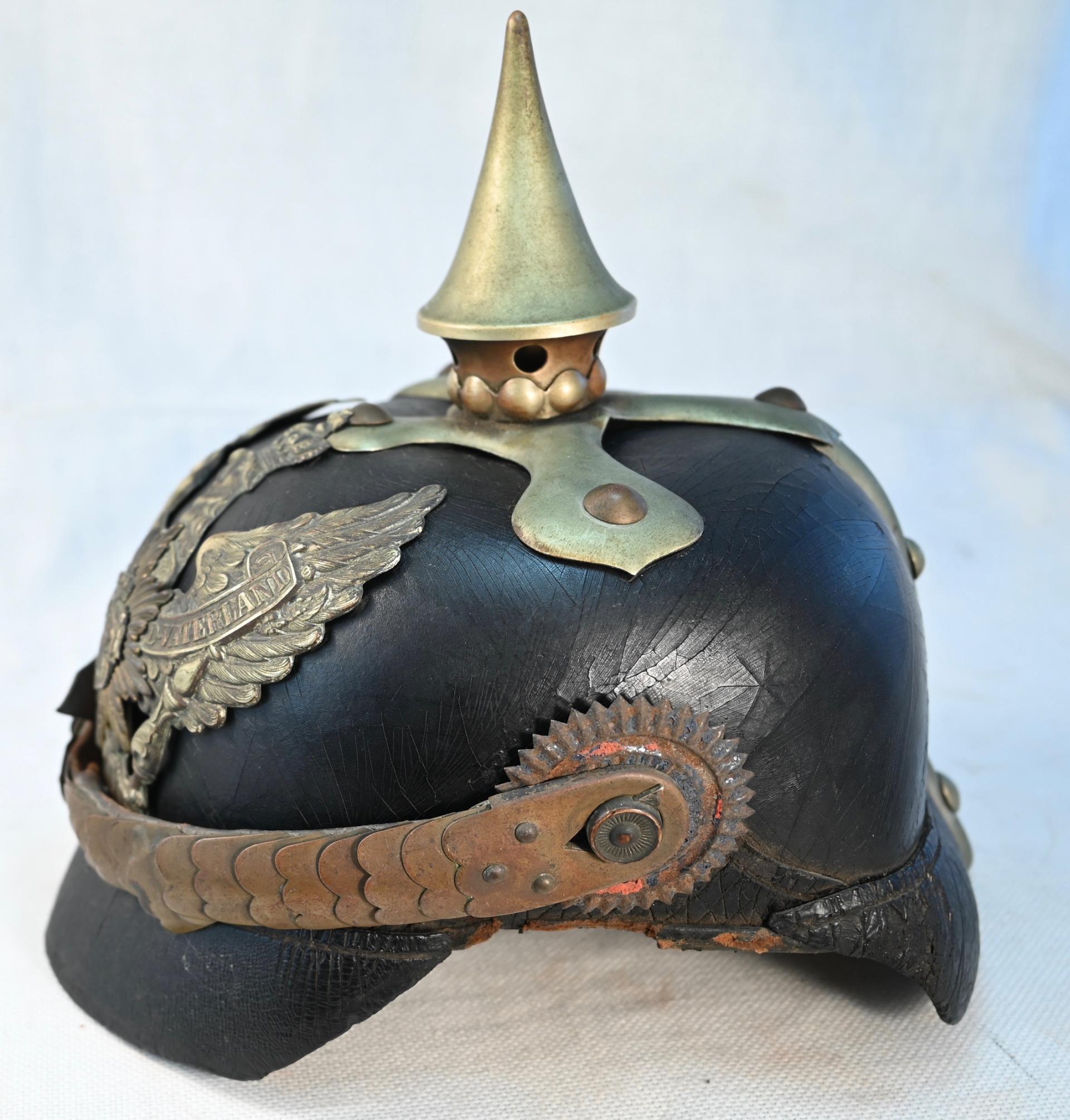 Oldenburg Enlisted Dragoon Pickehaube Headgear Age of Kings Militaria