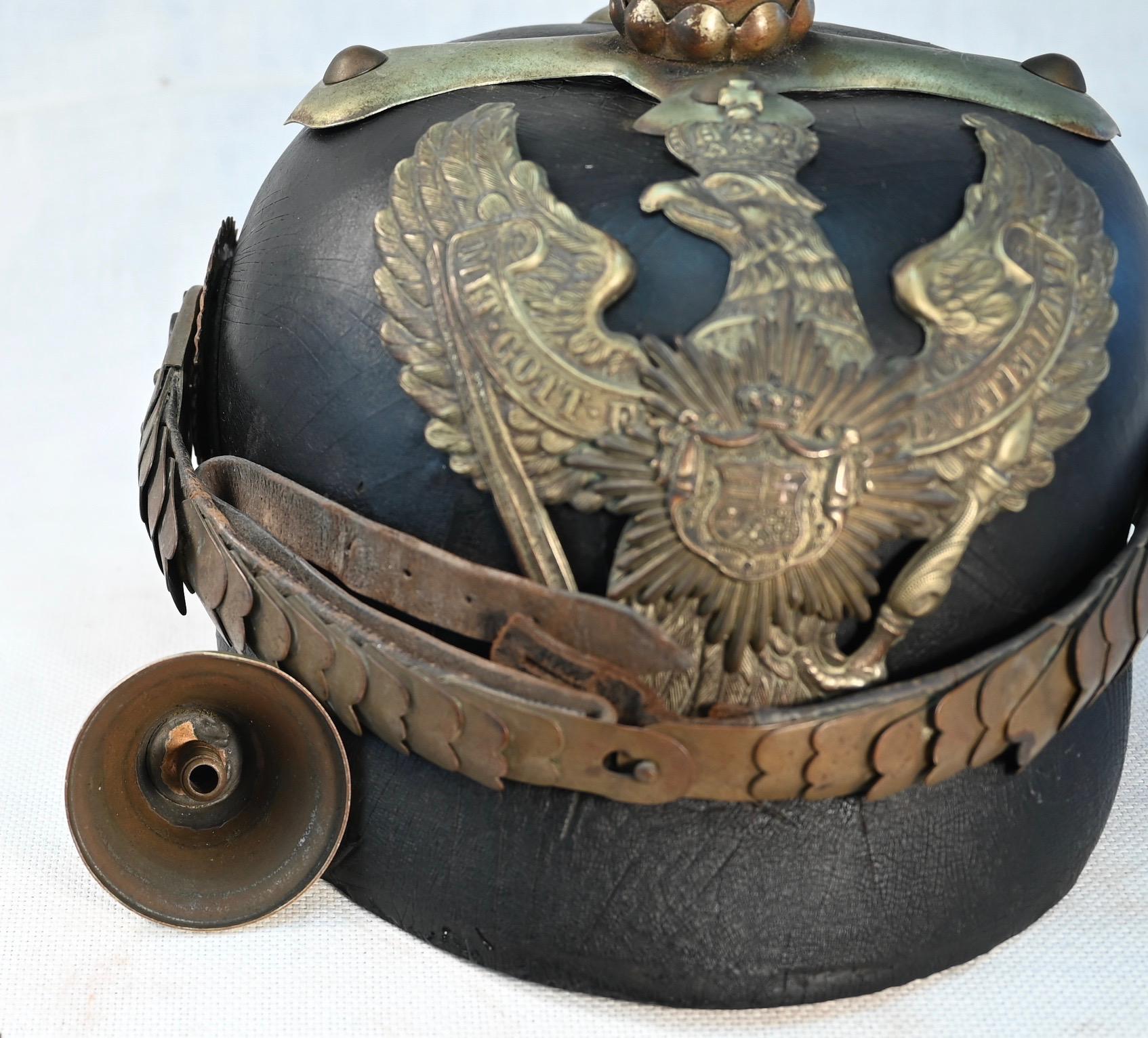 Oldenburg Enlisted Dragoon Pickehaube Headgear Age of Kings Militaria