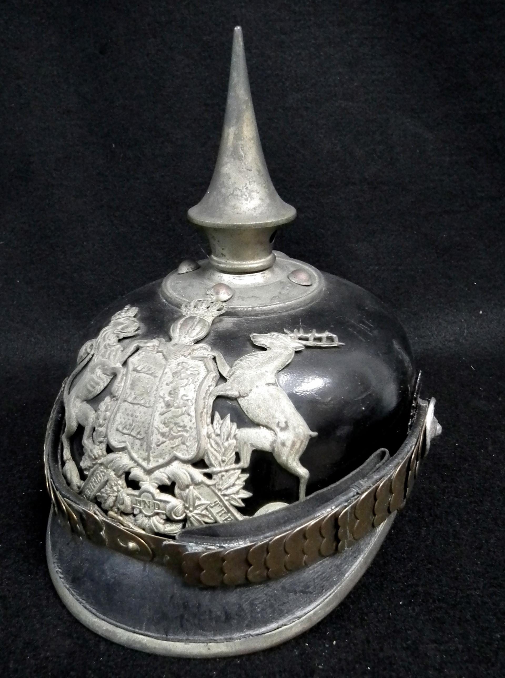 Württemberg 119th, 121st or 13th Pioneer Fähnrich's Pickelhaube