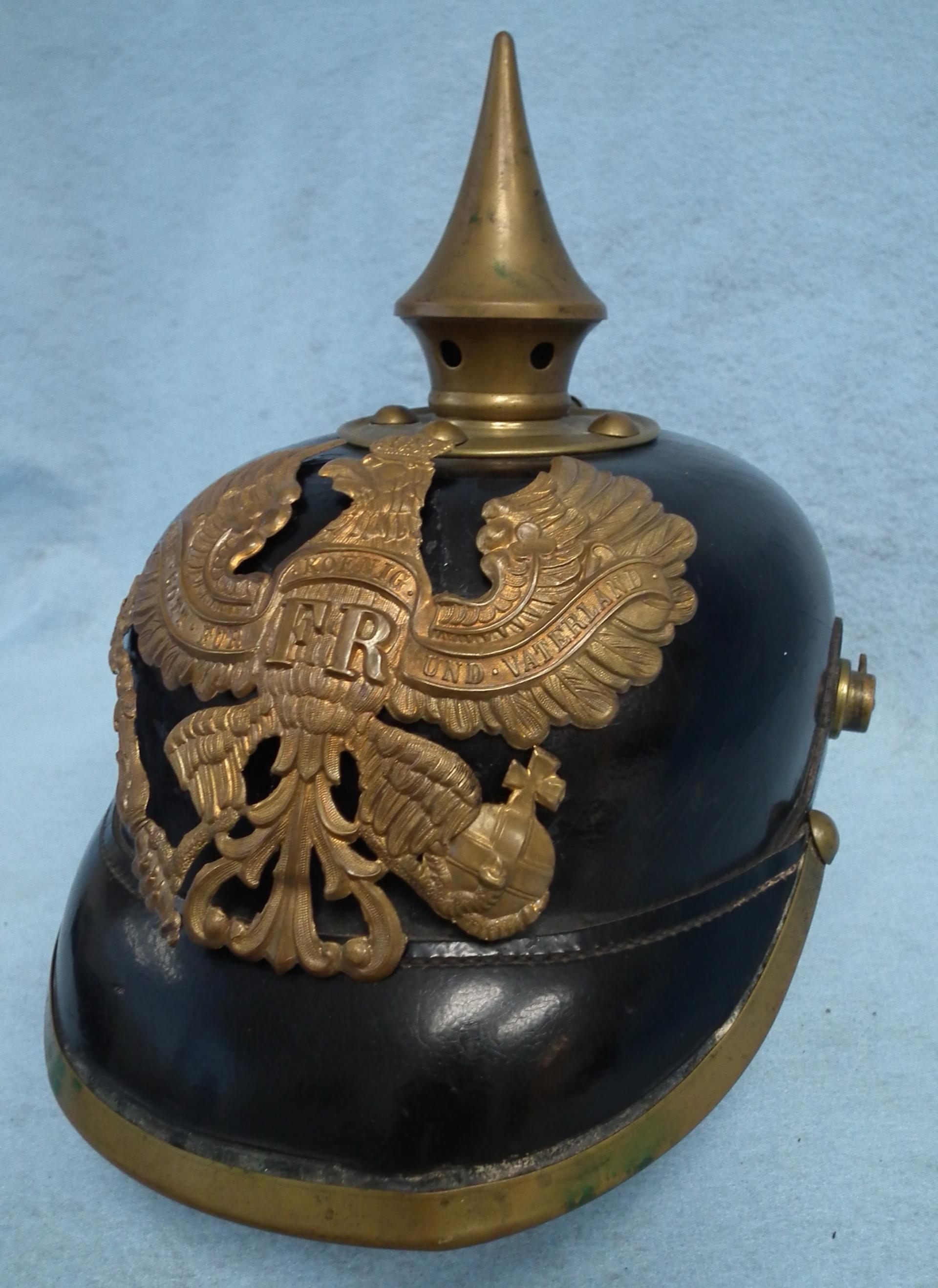 Prussian Infantry Enlisted Pickelhaube Model 1895