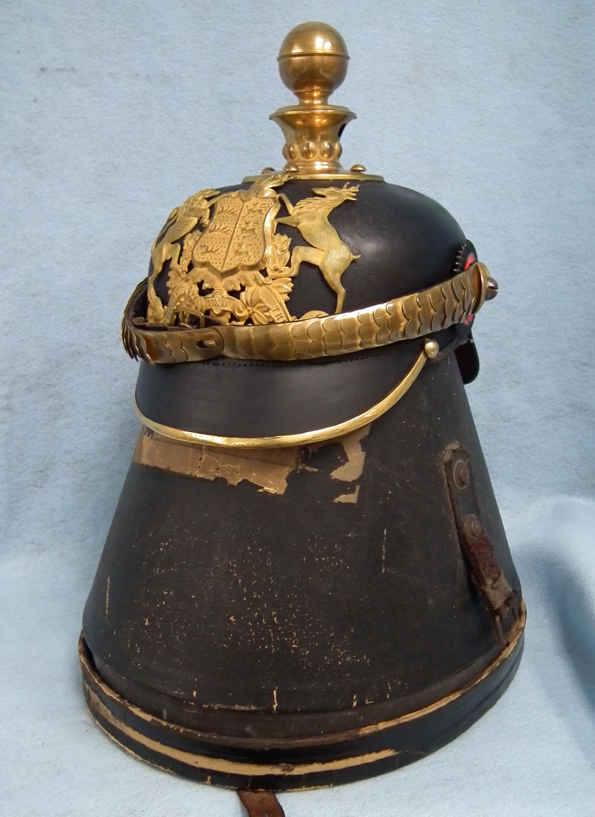 Württemberg Field Artillery Eigentums Pickelhaube - Mint