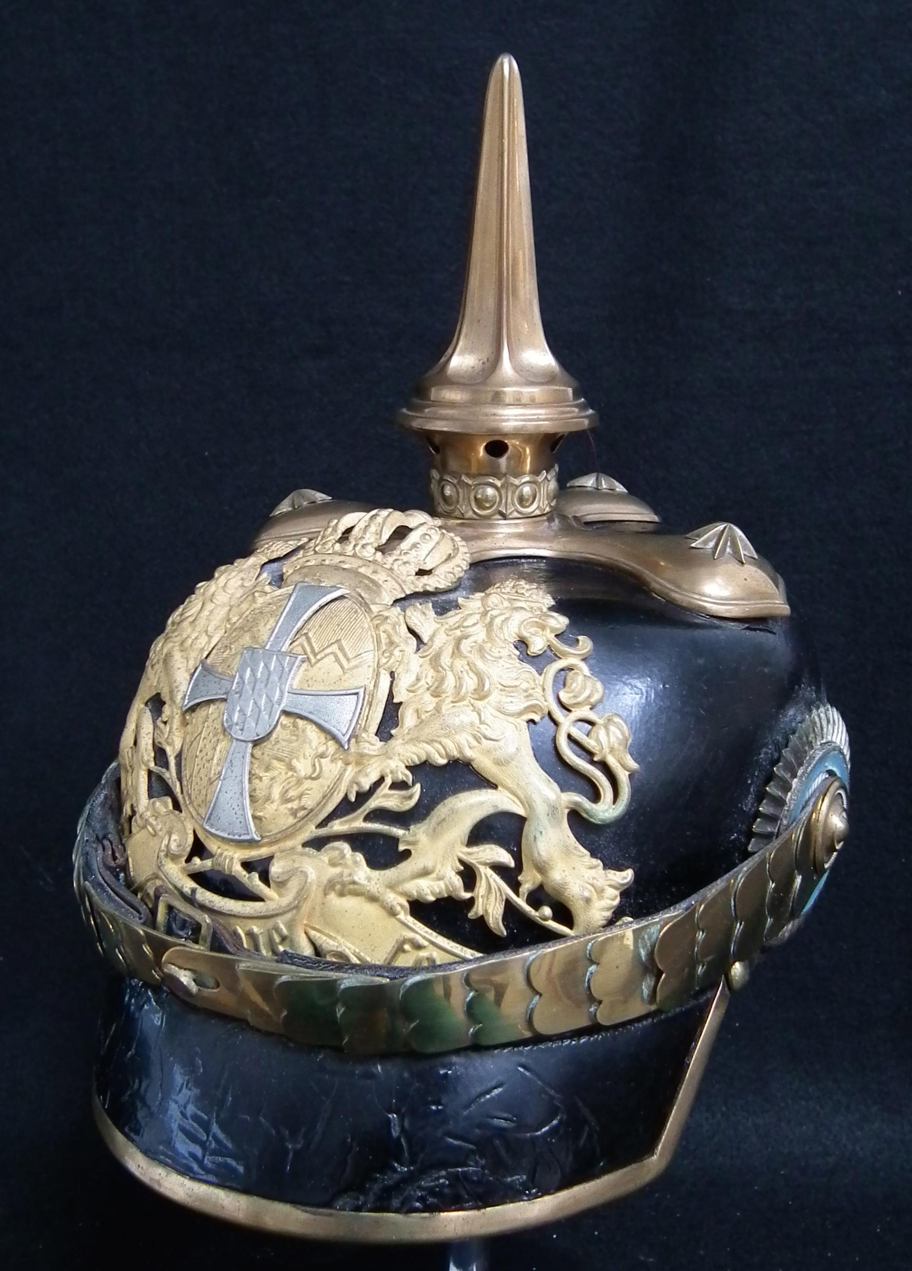 Bavarian Reserve Infantry Officer Pickelhaube