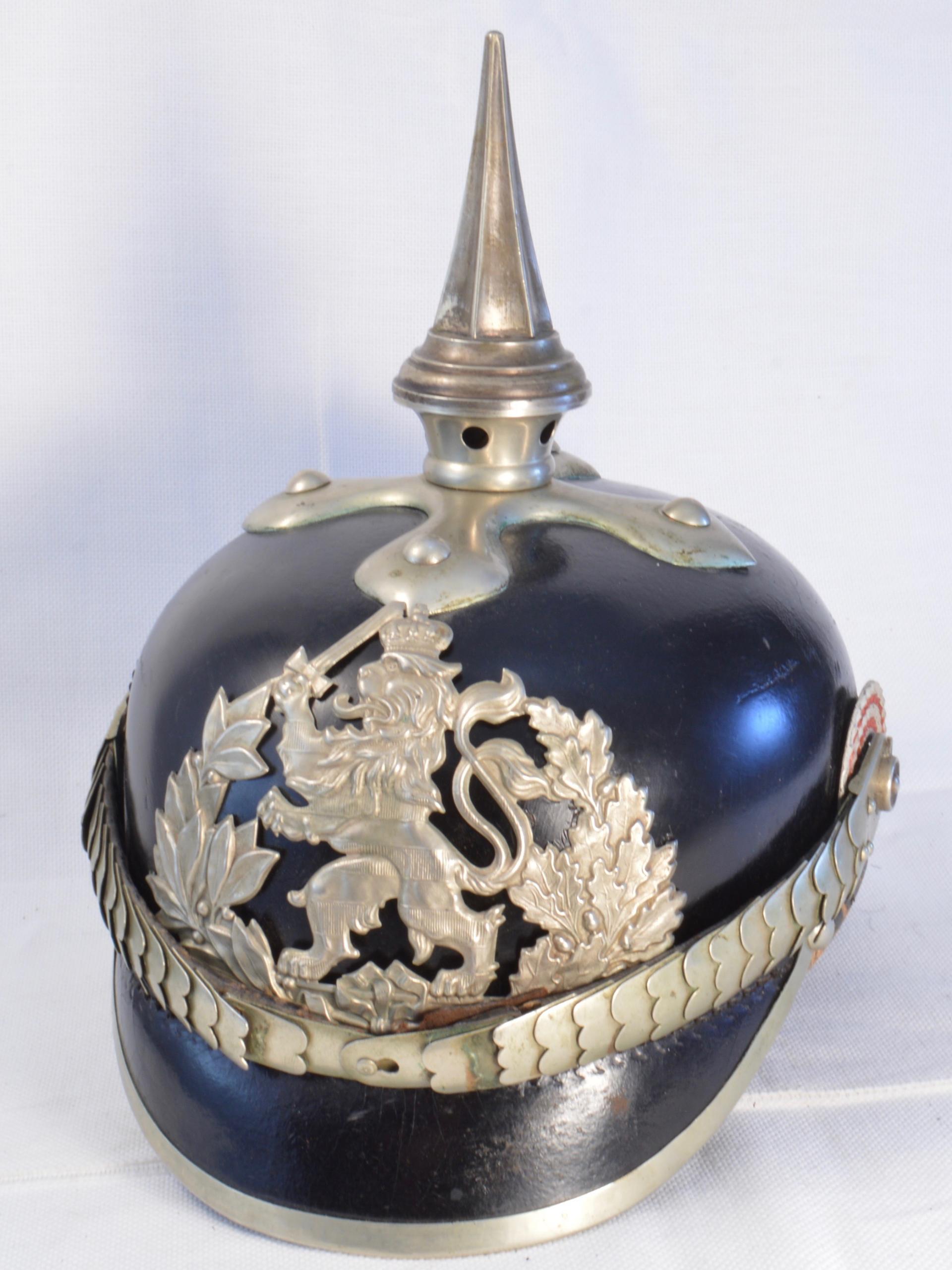 Hessen 23rd or 24th Dragoon EM/NCO Pickelhaube.
