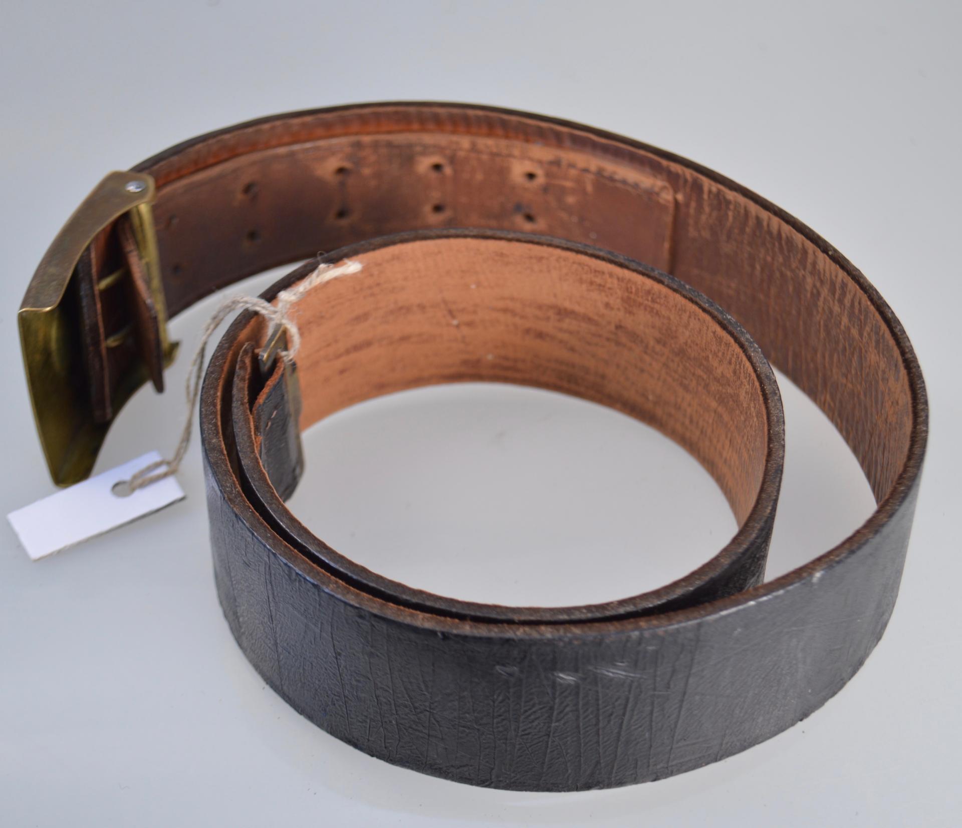 Mecklenburg Schwerin Black Belt and Buckle