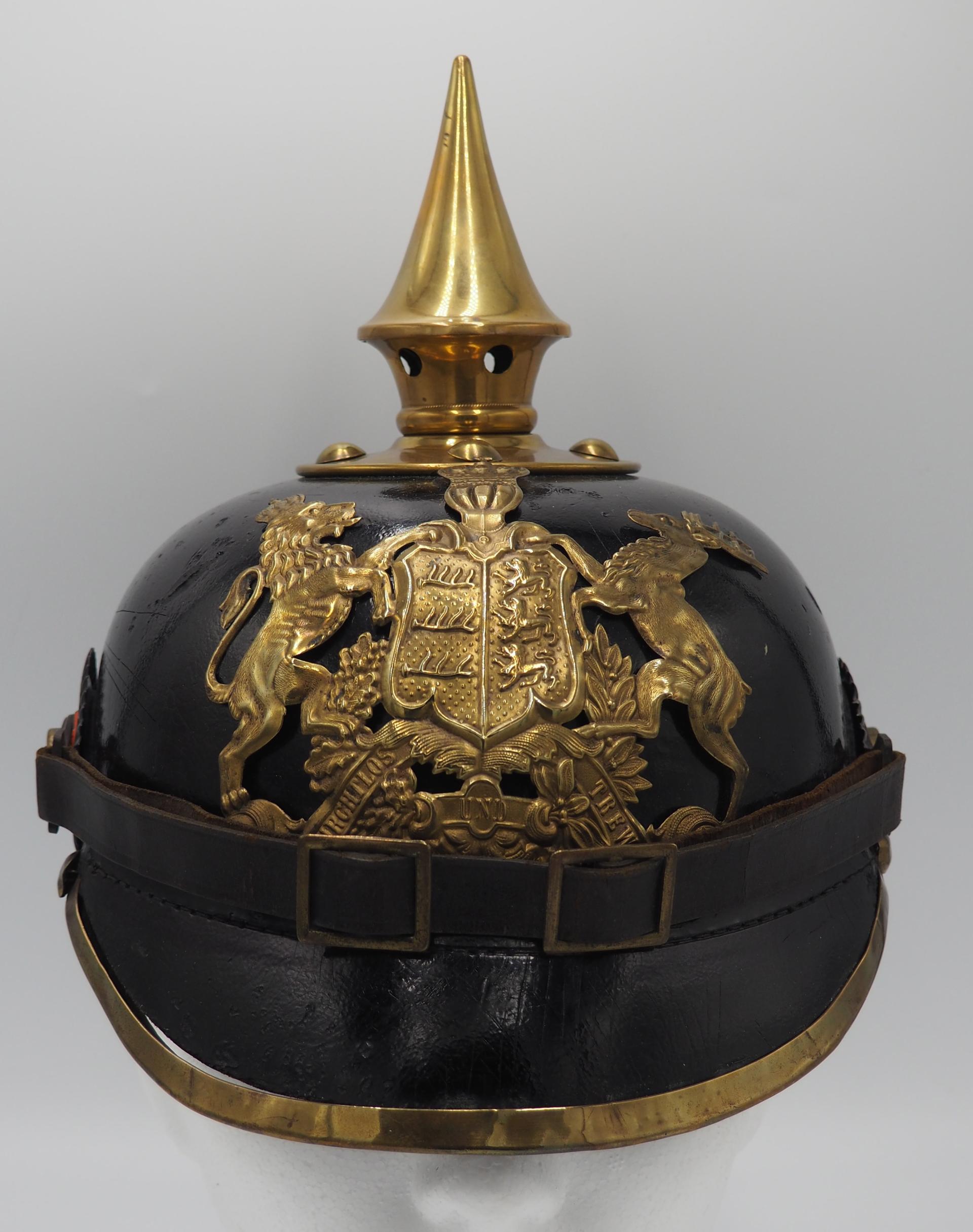 Württemberg Infantry Enlisted Pickelhaube Headgear Age of Kings