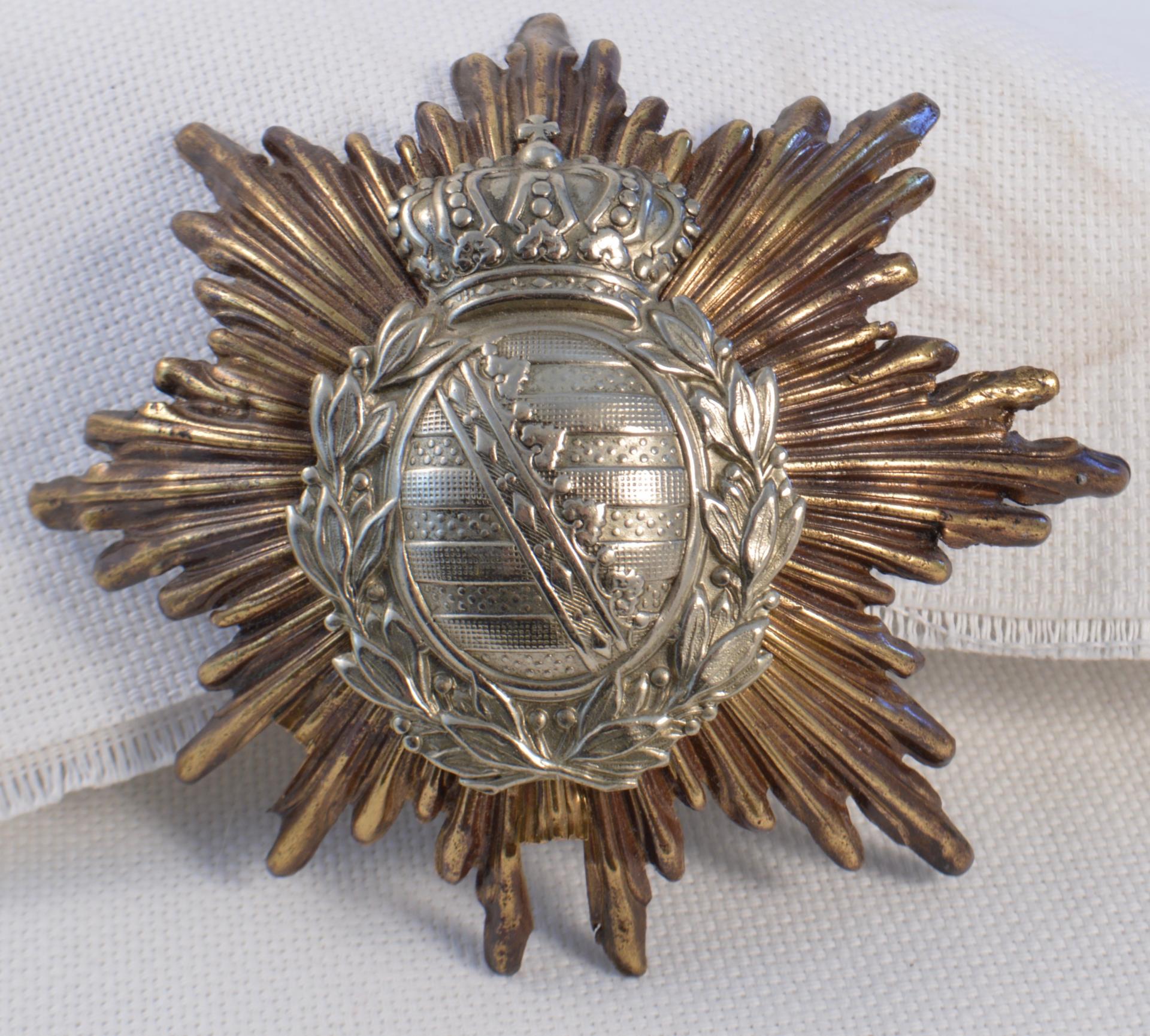 Saxon Enlisted Pickelhaube Frontplate "Parts"