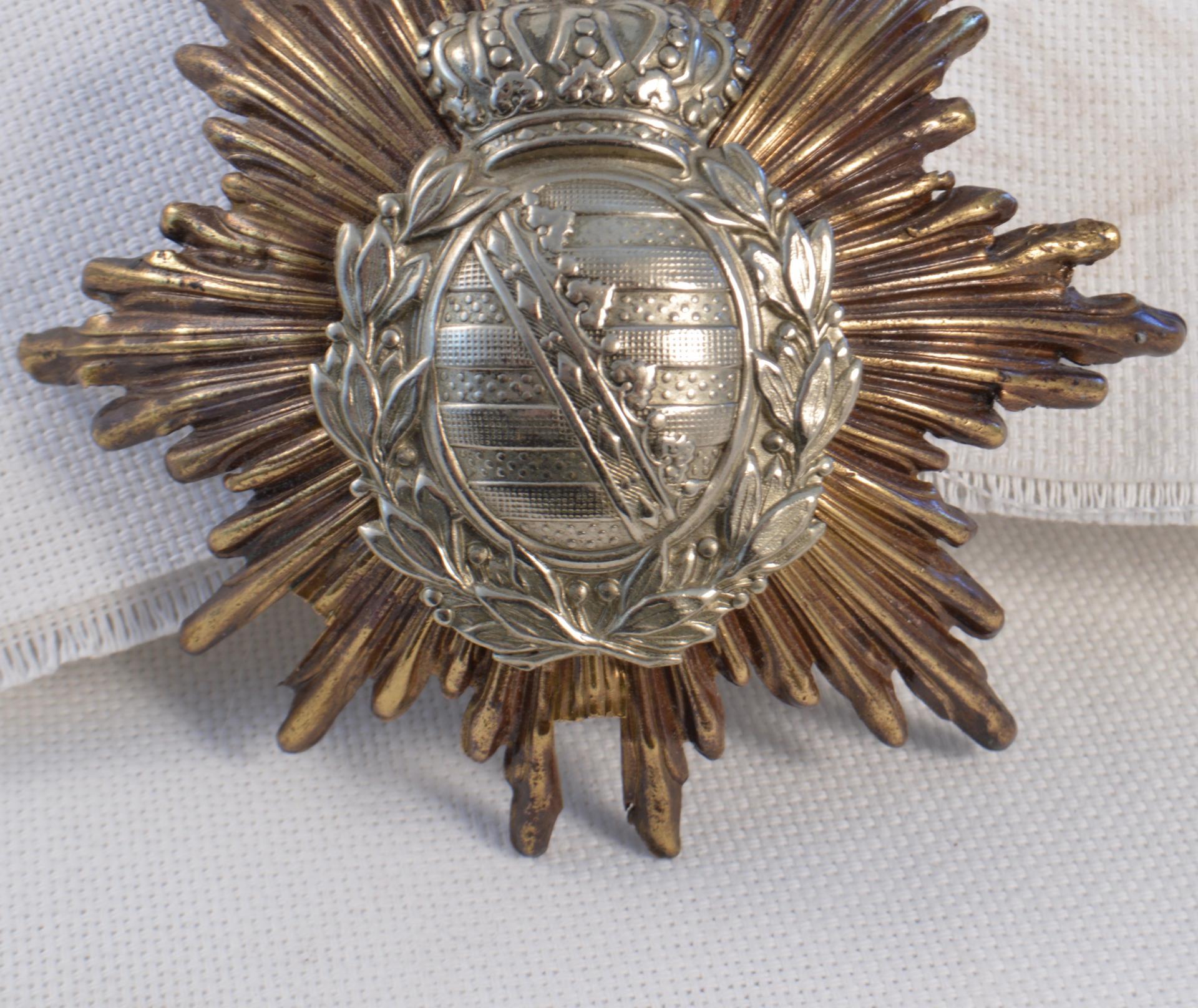 Saxon Enlisted Pickelhaube Frontplate "Parts"