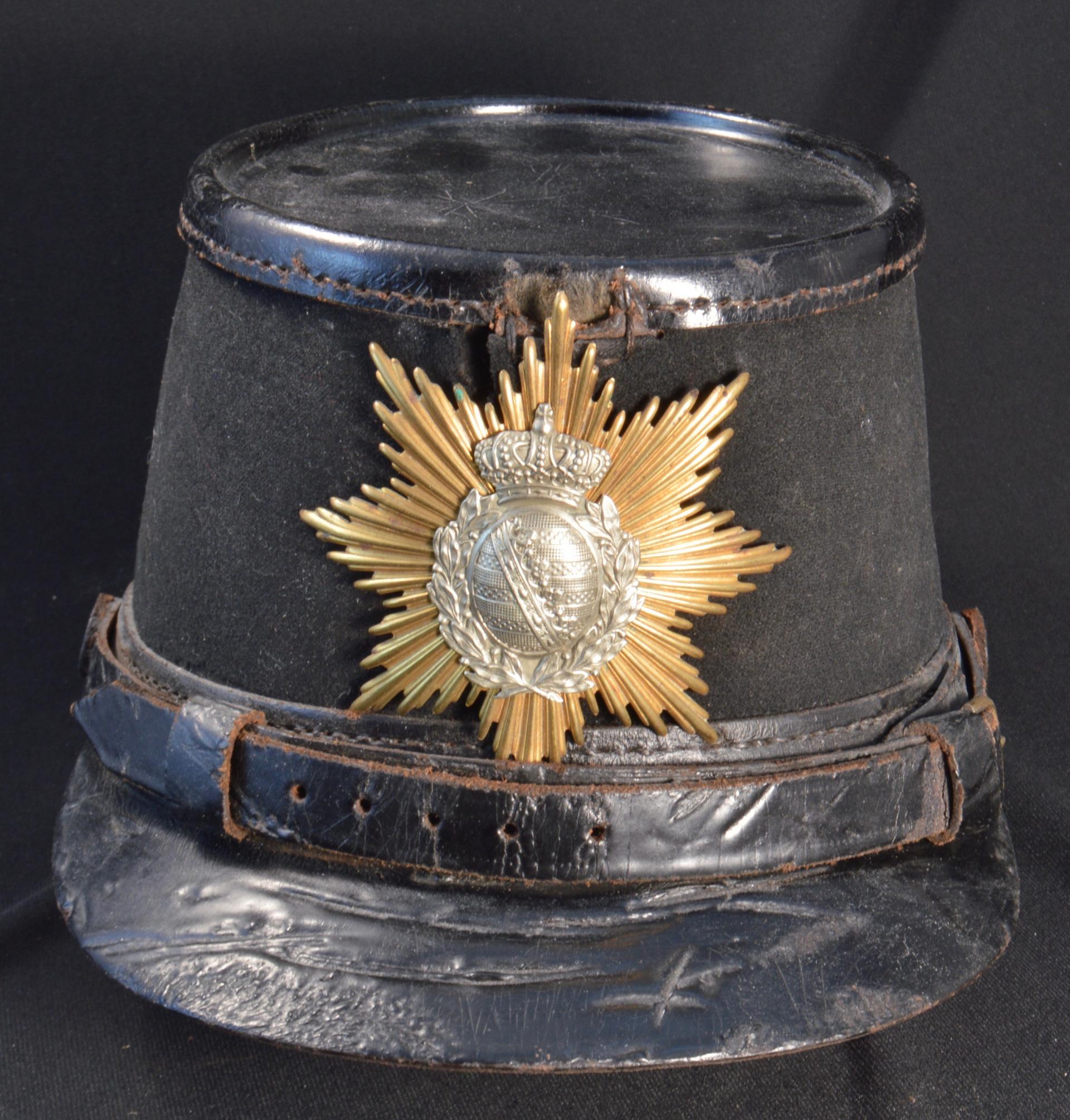 Saxon 12th Train Battalion Shako Model1867/73