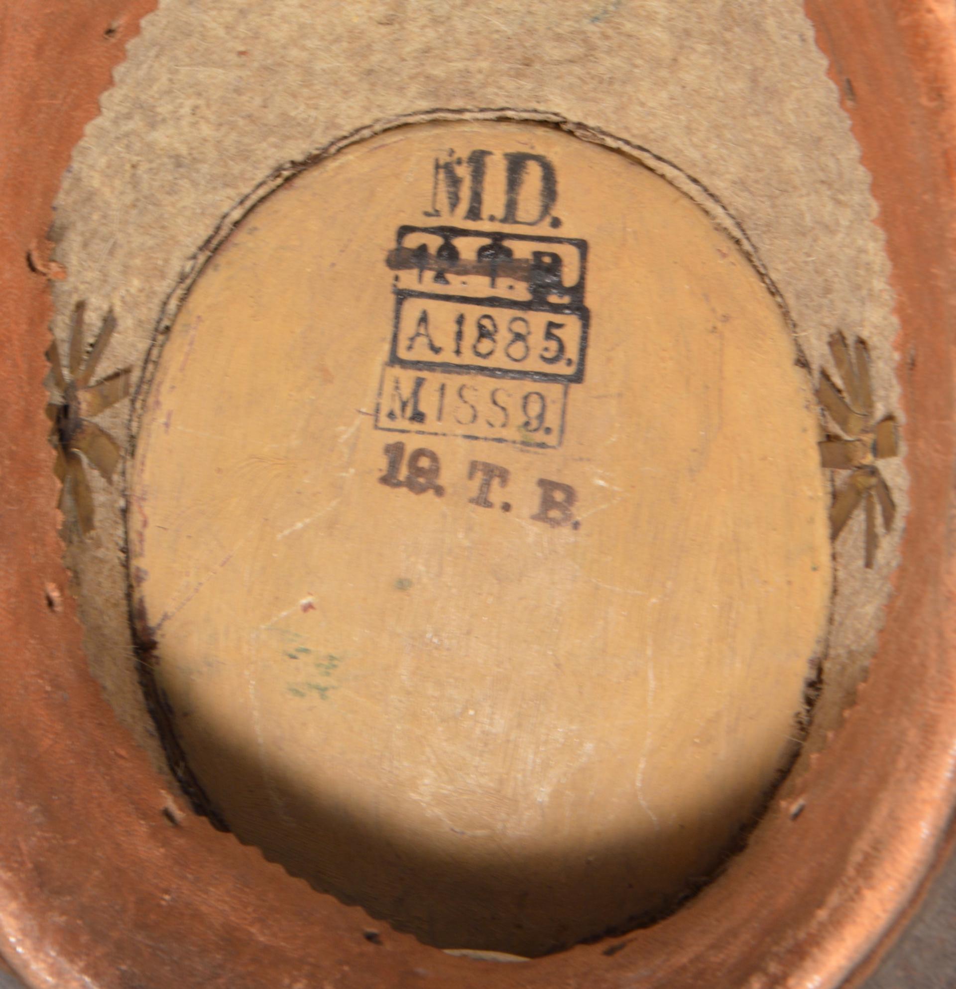 Saxon 12th Train Battalion Shako Model1867/73