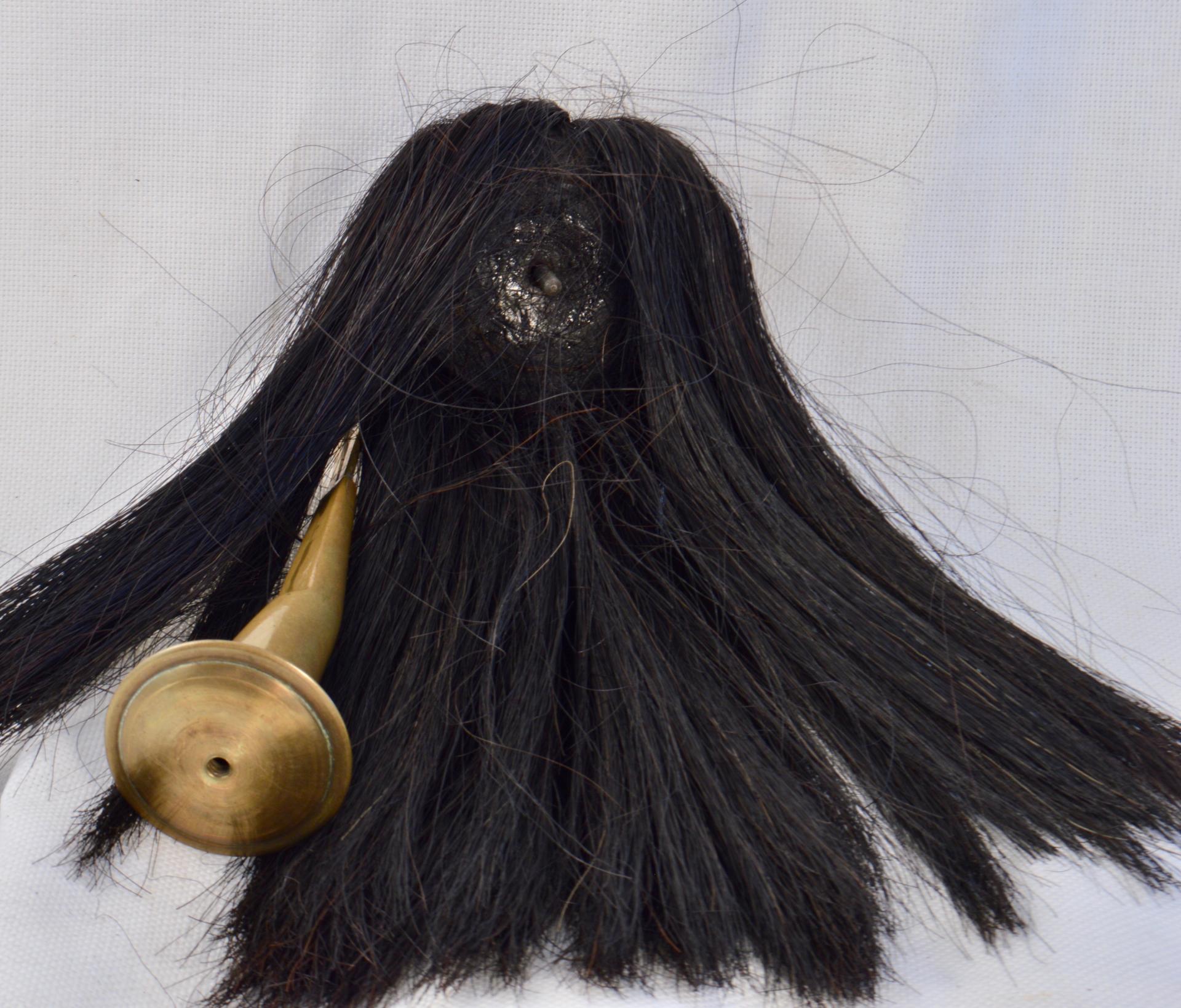 Prussian or Mecklenburg Jäger Shako Trichter and Plume for Enlisted Men