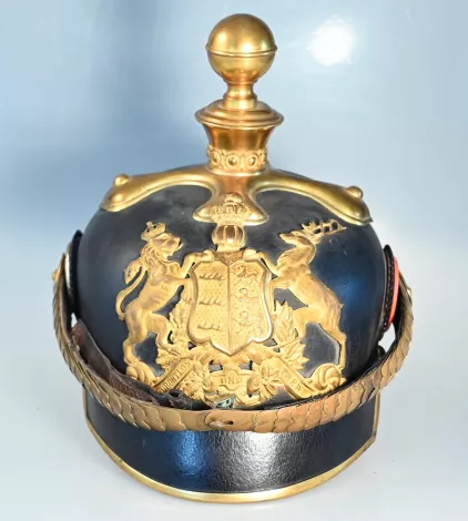 Württemberg Artillery Offizier Stellvertreter Pickelhaube Visuel