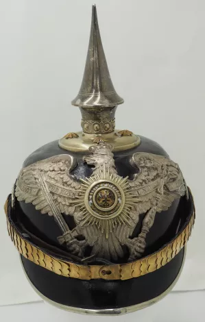 Prussian Silver Garde Officers Pickelhaube Visuel