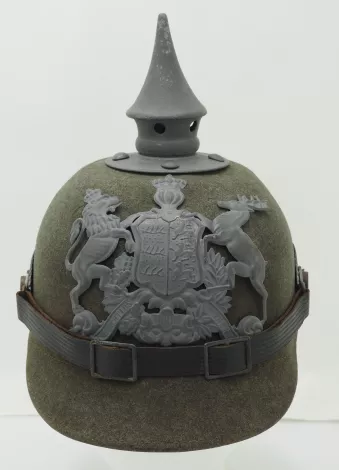 Württemberg Felt Ersatz Infantry Pickelhaube Visuel