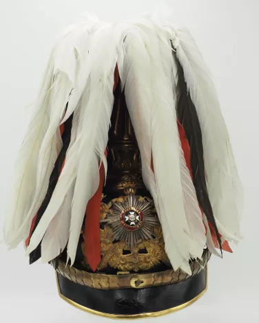 Württemberg General Officer Pickelhaube with Federbush Visuel