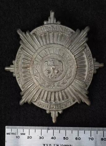 Prussian Garde Jäger Enlisted model 1915 Shako Plate Visuel