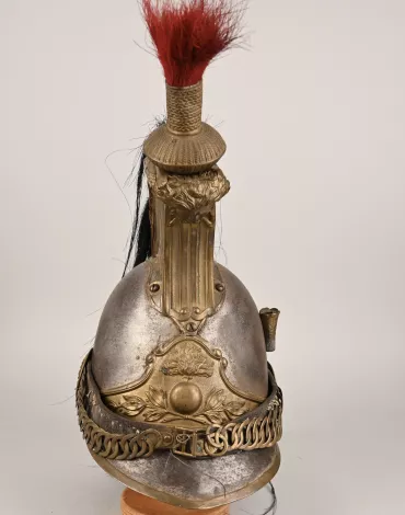 French Cuirassier de la Garde Imperial Enlisted Helmet - Franco/Prussian War Visuel