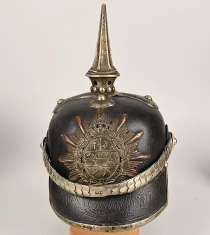 Mecklenburg Schwerin18th Dragoon Enlisted Pickelhaube Visuel