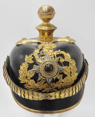 Hessen 25th Field Artillery Officers Pickelhaube Visuel