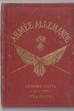 Booklet "Armée Allemande" from the 1870's