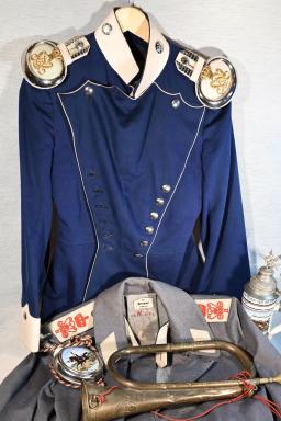 Unique 13th Uhlan Named "Gefreiter" Ensemble of Uniforms and Beer Stein etc..