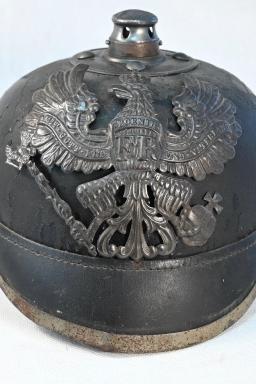 Prussian Mle 1915 Helmet shell with plate.