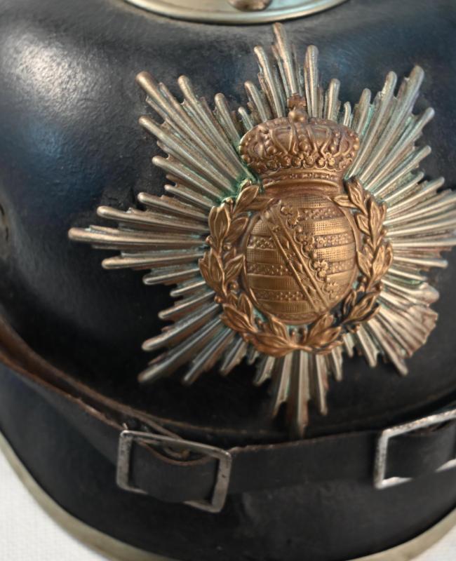 Saxon 100th Leib-Infantry Regt. Enlisted Pickelhaube