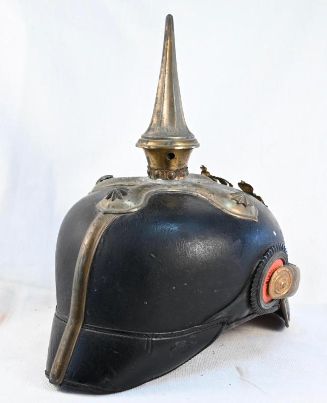 Bavarian Chevau-Leger Officers Pickelhaube. Wartime Production
