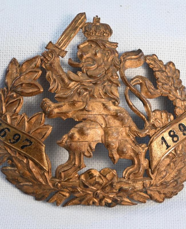 Hessen 117th Enlisted Pickelhaube Front Plate