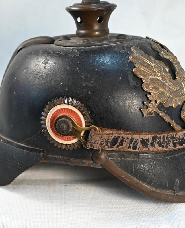 Prussian "Magdeburg" Enlisted Field Artillery Pickelhaube