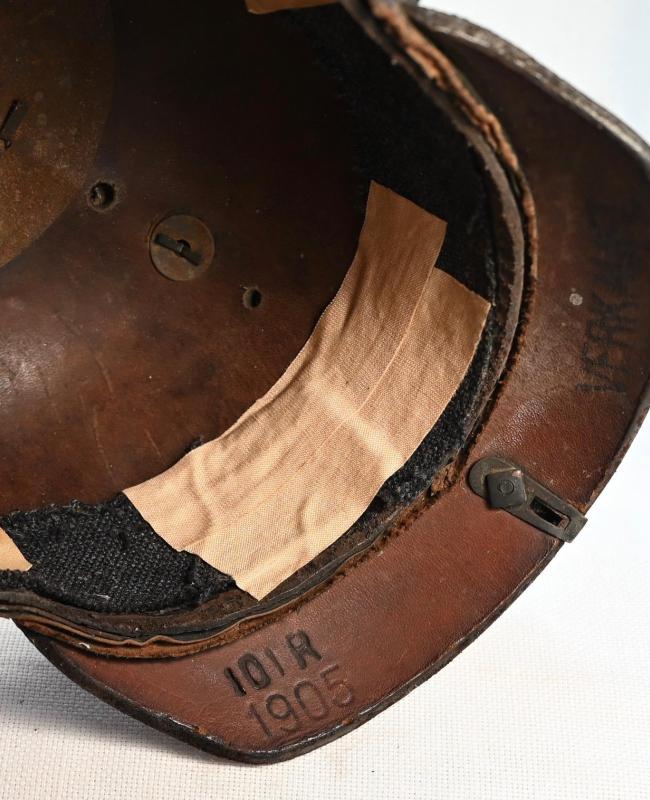 Saxon Enlisted Helmet Shell with "VERKAUFT" marking