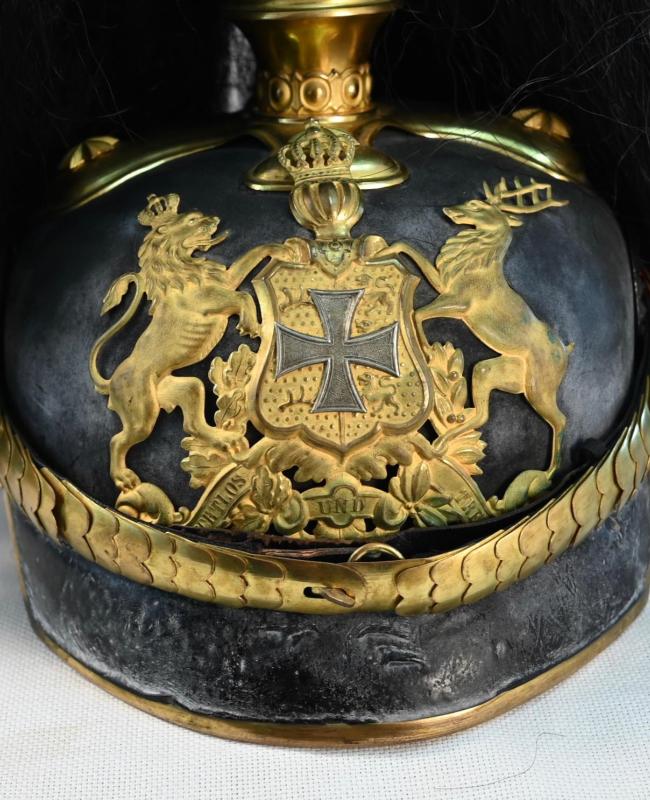 Württemberg Reserve Train Officers Pickelhaube to Parade