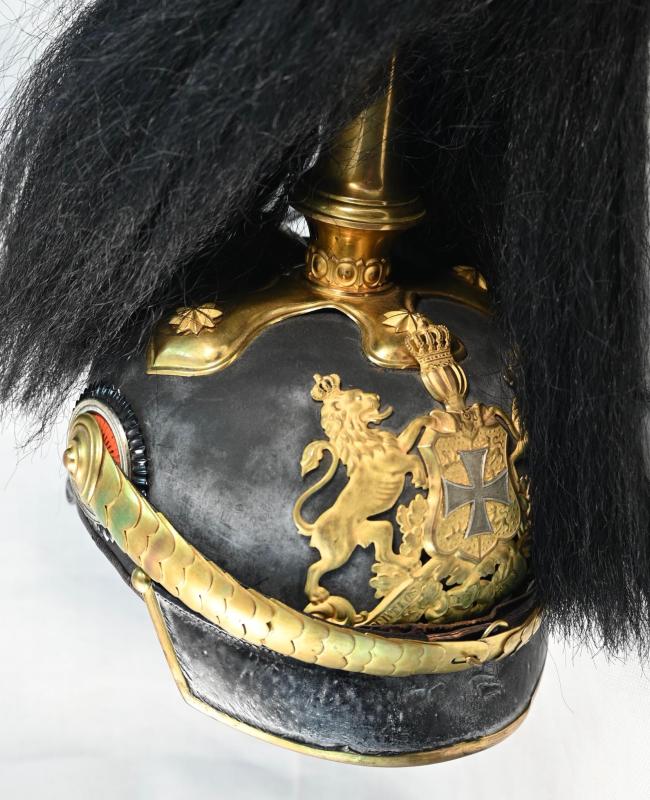 Württemberg Reserve Train Officers Pickelhaube to Parade