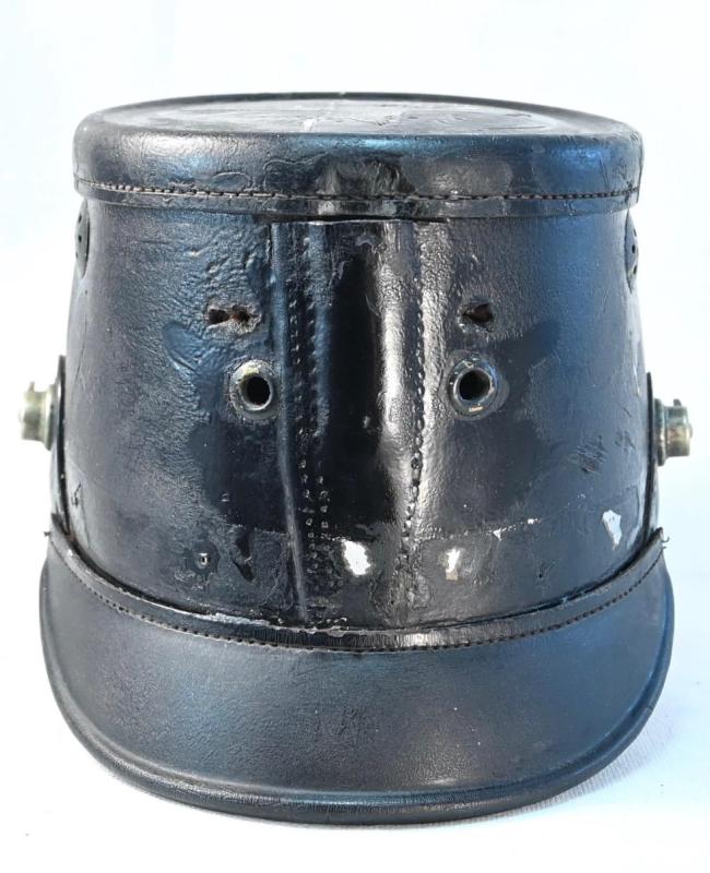 Shako Silver Mounted (shell only) re-used in the Reichwher
