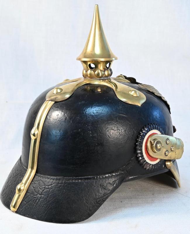 Prussian 14th Dragoon Enlisted Pickelhaube Named