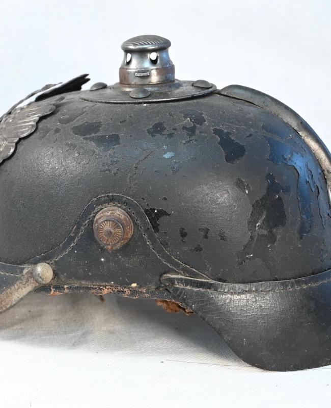 Prussian Mle 1915 Helmet shell with plate.