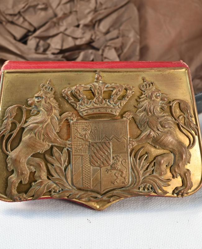 Bavarian Cartridge Box for Artillery or Train Officers