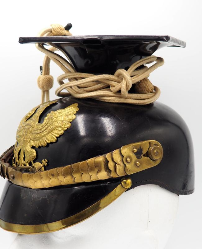 Prussian Line Uhlan Enlisted Tschapka with cords