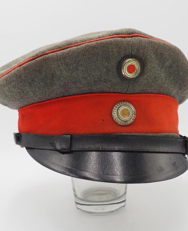 Bavarian Infantry Officer Wartime field gray visor hat