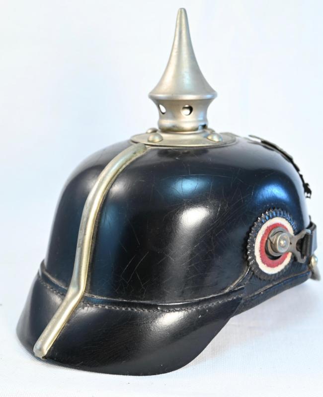 Prussian Wartime Pioneer Helmet. Model 1915 - Silver!