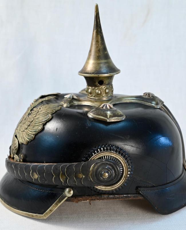 Prussian "Apothecker" or Military Pharmacist - Officers Pickelhaube