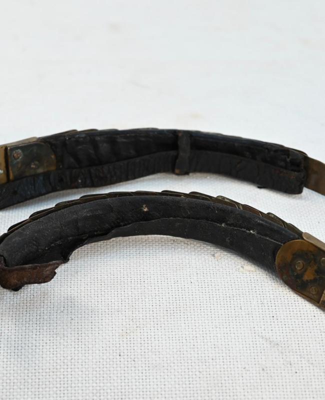 Set of M1891 Brass Flat Chinscales